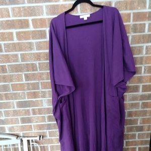Dreams & Co. Purple Duster-Style Robe